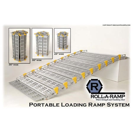 Roll-A-Ramp 30 in. x 60 in. Portable Loading Ramp RO439411